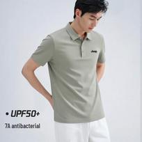 Jeep Men's UPF50+ Sun Protection Short Sleeve Polo Shirt P86DMKT644 M