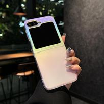 For Samsung Galaxy Z Flip 3 4 5 6 Vacuum Plating Anti-Yellow Anti-Oxidation Four Corners Anti-Drop Phone Case For Galaxy Z Flip 3