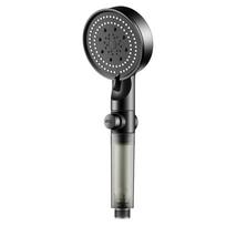 Bathroom Hard Water Softener Water Flow Regulation with Carbon Filter Handheld Shower Head High Pressure with 5 Spray Modes juoda