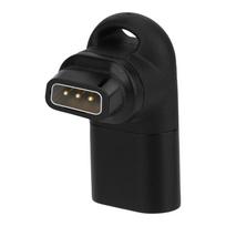 USB-C įkroviklio keitiklis, skirtas COROS PACE4 PACE Pro APEX4(46MM/42MM) USB-C įkrovimo laido adapteris 90 laipsnių laikrodžio įkroviklio jungtis juoda