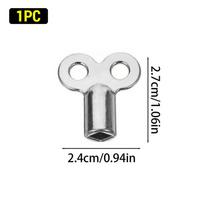 20/1pcs Zinc Alloy Radiator Exhaust Valve Keys Square Socket Radiator Accessory Heater Exhaust Key for Standard Heating Valves