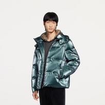 K-Boxing Men's Detachable Hood Puffer Jacket 175/L