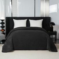 Elegantiškas pledas 170x210 cm su juodu apvadu