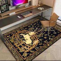 1pc Medieval Art Imprisoning Unicorns Carpet Rug for Living Room Bedroom Home Sofa Decoration,Kids play Non-slip Floor Mat 40x60cm( 15x23in )