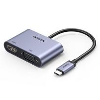 UGREEN USB-C to HDMI+VGA Dual Display Adapter