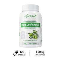Airboy Olive Leaf Extract Dietary Supplement, Contains Olive Polyphenols, 500mg Plant Extract, Daily Nutritional Supplement 120*1