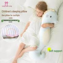 9i9 Children's Blue Seahorse Multi-purpose Hug Pillow 85cm