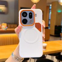 For OPPO Find X9 Pro Case Hard PU Magnetic Wireless charging Protective Back Cover Case For oppo Find X9 X8 Pro X8S+ Phone Shell OPPO Find X9 balta