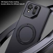 ASUS ROG Phone 9 Pro dėklas Kietas su žiediniu laikikliu Magnetinis MagSafe Apsauginis galinis dangtelis Dėklas ROG 9 9Pro Phone9Pro Korpusas Asus ROG Phone 9 Pro juoda
