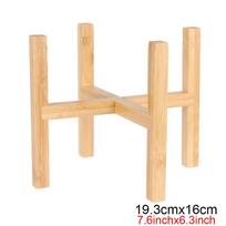 Garden Supplies Floor-Standing Bonsai Display Stand Wood Flowerpot Holder Flower Pot Base Indoor Outdoor Home Decoration Tray