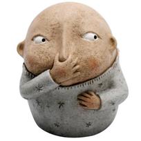 Boy Holding Nose Statues for Home Toilet Bathroom Decor Funny Resin Sculpture Ornament Desktop Decorative Figurine 6.3” 1