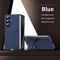 For Samsung Galaxy Z Fold 7 Case Hard PC With Stand Protective Back Cover For samsung Z Fold 7 6 5 4 3 Phone Shell Galaxy Z Fold7 mėlyna