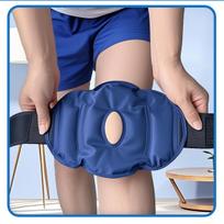 Reusable Knee Ice Pack Wrap Ice Pack for Knee Adjustable Cold Compress Cold Therapy Gel Pads for Pain Relief Sports Injuries mėlyna
