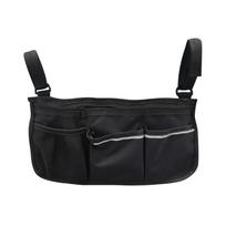 Side Bag Portable Multiple Pockets Carry Bag Waterproof Hanging for Travel Rollators Mobility Chairs Bed Rail Outdoor juoda