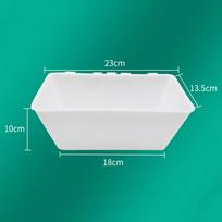 Hanging Fence Feeder Goat Feeder Multipurpose Poultry Trough Feeder Livestock Water Bucket for Duck Chicken Piglets Sheep Horse balta