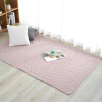 Cotton Sofa Cushion Quilted Rug Living Room Bedroom Cushion Cover Colored Textile Mat Plaid Kids Baby Crawling Mat Nap Mat 50x50cm 1pcs