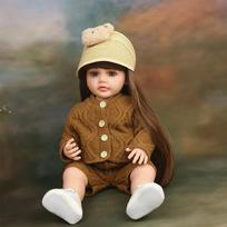 Full Body Soft Silicone Reborn Toddler Doll Toy Lifelike Soft Touch High Quality Doll Gifts for Children Toys 55cm