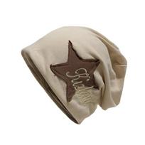Patch pink stars stacked hat girls show face cute retro spice girl embroidery letter bald hat tide one size fits all
