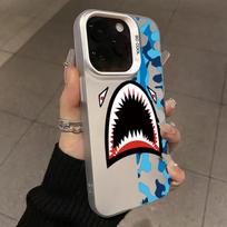 Drambliuko Veidukas Galvanizuotas Telefono dėklas iPhone 16 14 13 11 15 Pro Max 12 XS XR X 8 7 Plus SE 14Pro 13Pro Matinis Kietas Dangtelis For iPhone 14