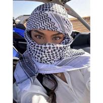Arabų Keffiyeh Shemagh Šalikas Medvilninis Žiemos Skara Kaklo Šildytuvas Galvos Apdangalas Vėjui Atsparus Taktinis Stovyklavimo Šalikas Vyrams Moterims 138x138cm