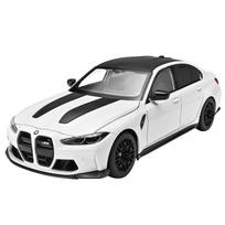 Oficialiai licencijuotas 1/24 BMW M3 CS LCI lydinio automobilio modelis su garsu ir šviesa Kolekcijai Miniatiūrinis automobilis Dovana vaikinui Pomėgiai balta