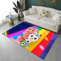 Cartoon Gabby Dollhouse Girl Carpet Rug for Playroom Bedroom Living Room Sofa Home Decor,kid Area Rug Non-slip Floor Mat Gift 40x60cm