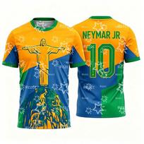2026 Pelé Brazilijos nacionalinės futbolo rinktinės marškinėliai treniruočių apranga Vasaros sportinis vyriškas T-shirt Vaikų drabužiai Marškinėliai Moteriškas dviratininko marškinėlis S