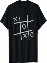 Tic Tac Toe_Noughts And Crosses Gamers T-Shirt S įvairiaspalvis
