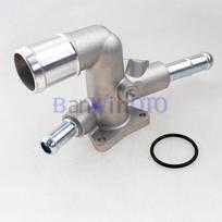 25600-2E100 Car Aluminum Thermostat Housing Engine Coolant Water Outlet Temperature fit for Kia Soul Seltos 2020-2022 256002E100