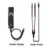 HRM-10 Battery Internal Resistance Meter Accessories Testing Probe Pen Battery Clip Round Connector Accessory Battery Holder full set