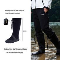 Jolly Walk Men's JW912 Mid-High Ultralight Waterproof Rain Boots 41 juoda