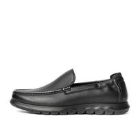 Senda Men's Sheepskin Slip-on Casual Loafer Moccasins JDZ48CM5 40 juoda