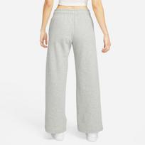 NIKE Women's Knitted Thin Fleece Straight Wide-Leg Pants Athletic Long Pants XL pilka spalva