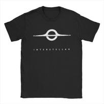 Interstellar Movie T Shirt Men's 100% Cotton Awesome T-Shirt Crewneck Tee Shirt Short Sleeve Clothing Summer S įvairiaspalvis