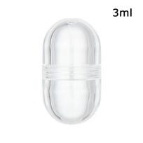 5Pcs 3ml/6ml Mini Portable Empty Capsule Shell Hollow Clear Pill Case Plastic Bottle Tablet Medicine Splitters Holder Box