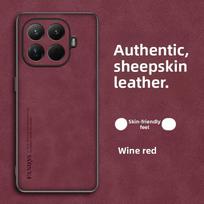 For Xiaomi Mi 17T Pro Case Soft PU Skin comfortable Protective Back Cover Case For Xiaomi Mi 17T 15T 14T Pro Phone Shell Xiaomi 17T Pro raudona