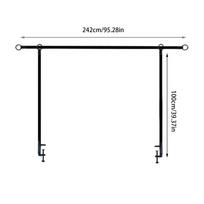 Table Rod Stand Clamps Adjustable Metal Arch Frame Table Arch Frame Rust-Proof Table Rod Stand Balloon Flower Arch Stand juoda