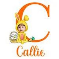 Easter Personalized Cartoon Bunny Costume Linen Tote Bag Custom Initial Name Eggs Print Gift For Boys Girls Birthday Party Decor 26x26x17cm oranžinė