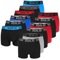 Replay Bokserki Męskie Zestaw 12 Sztuk Bawełna Kolor Bm333 Logo Rozmiar Xxl
