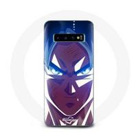 Coque pour Samsung Galaxy S10 Dragon Ball Goku Visage énervé juoda