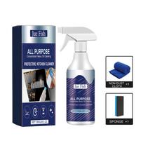 JUE-FISH Galingas dėmių šalinimo putų valiklis Daugiafunkcis virtuvės putų valiklis Riebalų valiklis Tepalų dėmių valiklis Namų valymui 120ml 120ml boxed white