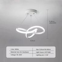 LED lubų pakabinamas šviestuvas Šiuolaikinė valgomojo lempa Asmenybė Kūrybiškumas Paprasta valgomojo liustra Nordic Modern Paprasta Voltage90-220V&Warm white-No RC