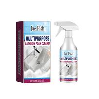 Jue Fish Bathroom Foam Cleaner Cleaning Bathroom Glass Door Bathtub Stain Limescale Clean Cleaner 60ML white