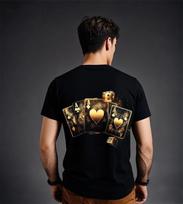 Trendy Poker Card Graphic T Shirts For Men Summer Fashion Streetwear Hip Hop 3D Printed T-shirts Cool Loose Breathable Tees Tops S