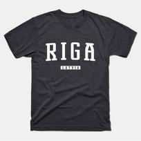 Riga Shirt | Riga Latvia T-Shirt | Riga Tee | Baltic, Daugava River, Latvian Unisex T-Shirt XXXXL
