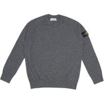 Stone Island Logo Loose Fit Crew Neck Long Sleeve Sweater Men sweater K1S155100045S00B4-V0M65 L