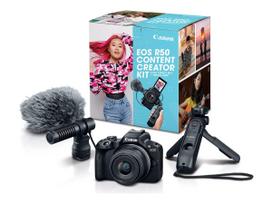 Canon EOS | R50 V Mirrorless Camera Content Creator Kit | Megapixel 24.2 MP | Image stabilizer | ISO sensitivity (max) 32000 | W