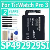 577mAh New 3.88V SP492929SI Watch Battery For TicWatch Pro 3 GPS Wear OS Smartwatch WH11013 Bateria + Tools