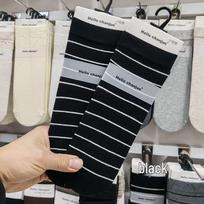 CHJU Chao Jun Women's Classic Stripe Cotton Loafer Socks - Japanese Style, Short Tube, Comfortable & Soft. Fits sizes 35-39 juoda