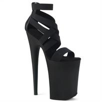 Sexy Women Pole Dance Shoes Pumps Party Club Platform High-heeled 23cm Shoes Summer  Sandals Stripper Shoes 34 juoda